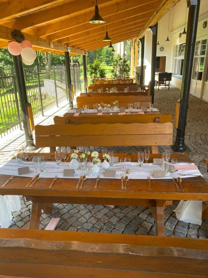 Penzion A Restaurace Belecky Mlyn Pteni Bagian luar foto